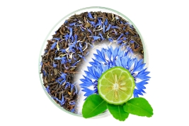 Herbata Czarna Earl Grey Blue Boy Niebieski Chaber Bławatek !